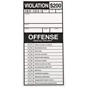 Party Violation Tickets 15ct