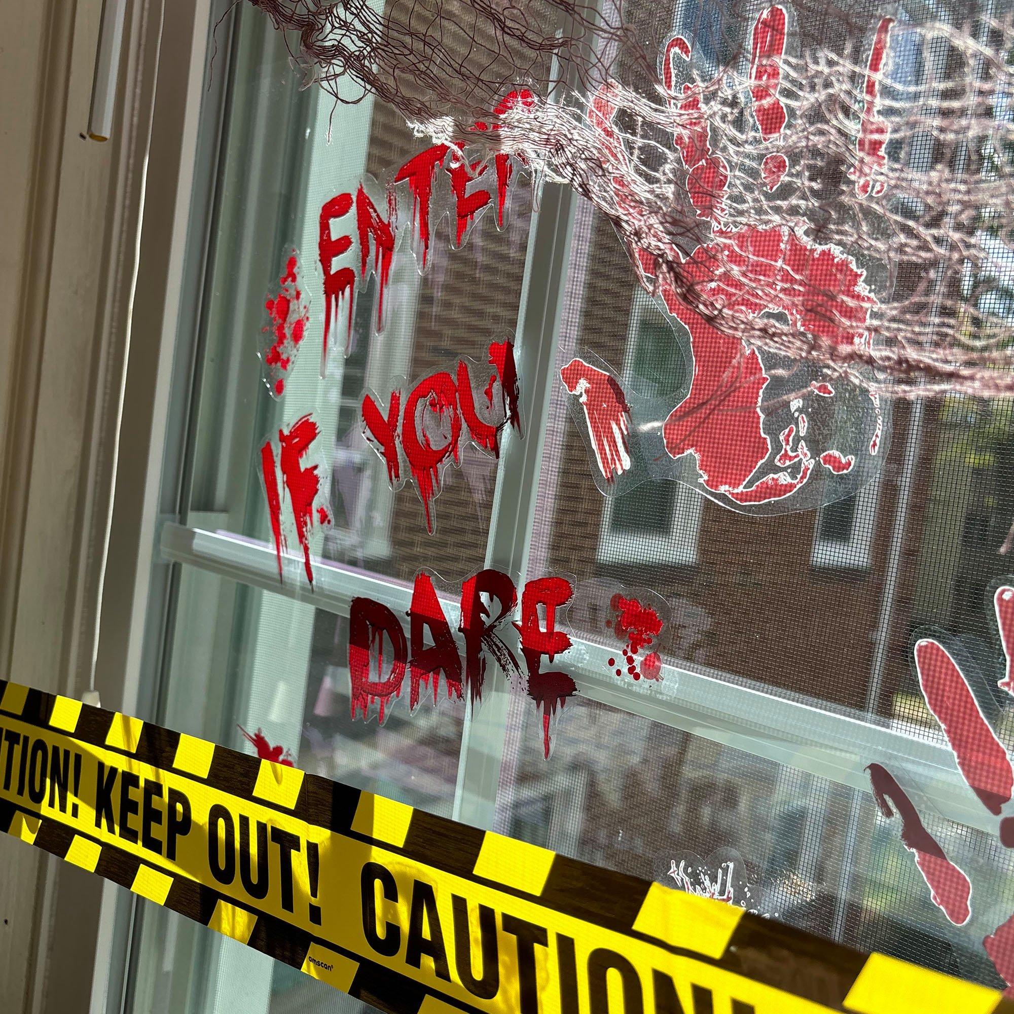 Enter If You Dare Bloody Cling Decals 13ct - Image 2