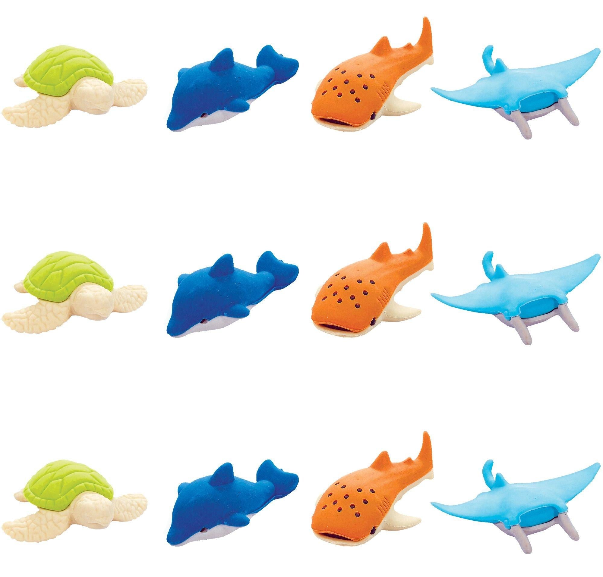 Sea Animal Erasers 12ct – Favors for Kids
