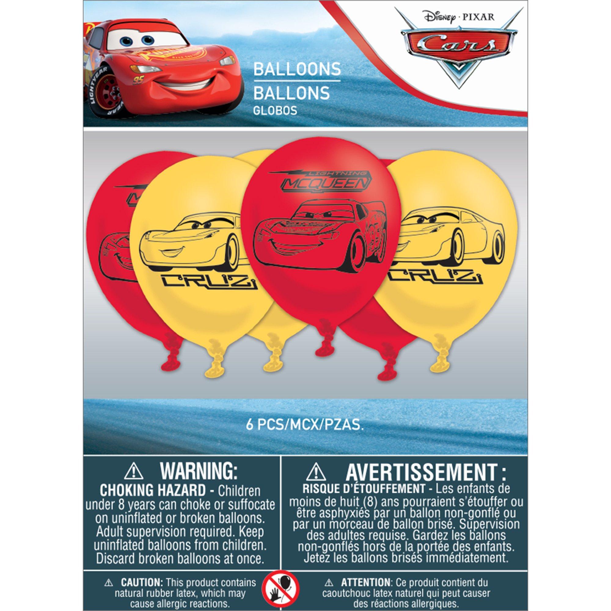 6ct. Cars 3 Balloons - Image 3