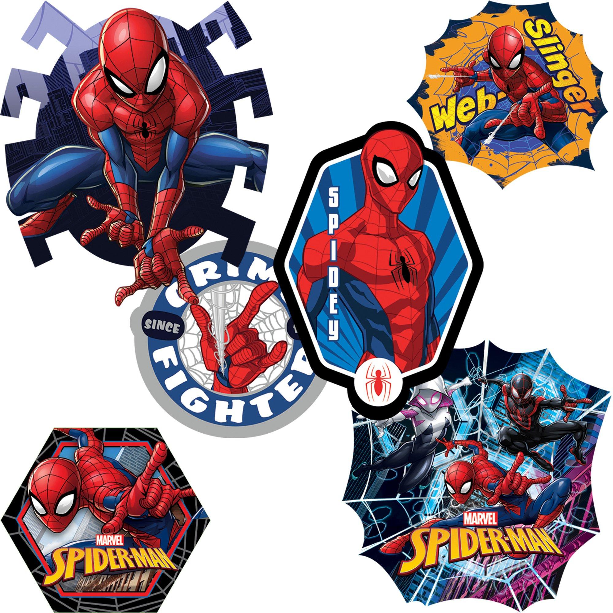 Spider-Man Webbed Wonder Swirl Decorations 12ct - Image 2