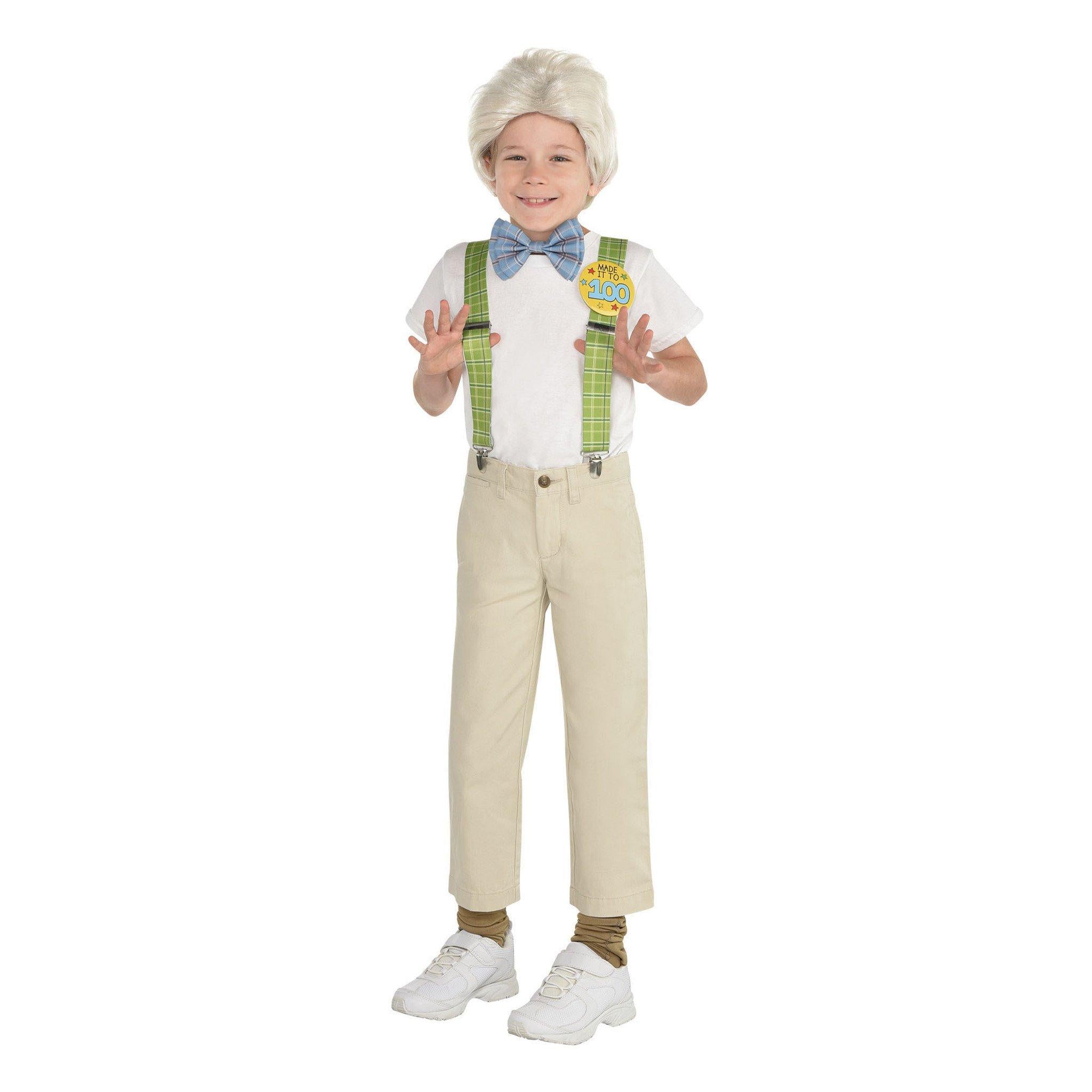 Boys 100th Day of School Grandpa Costume Accessory Kit - Image 3
