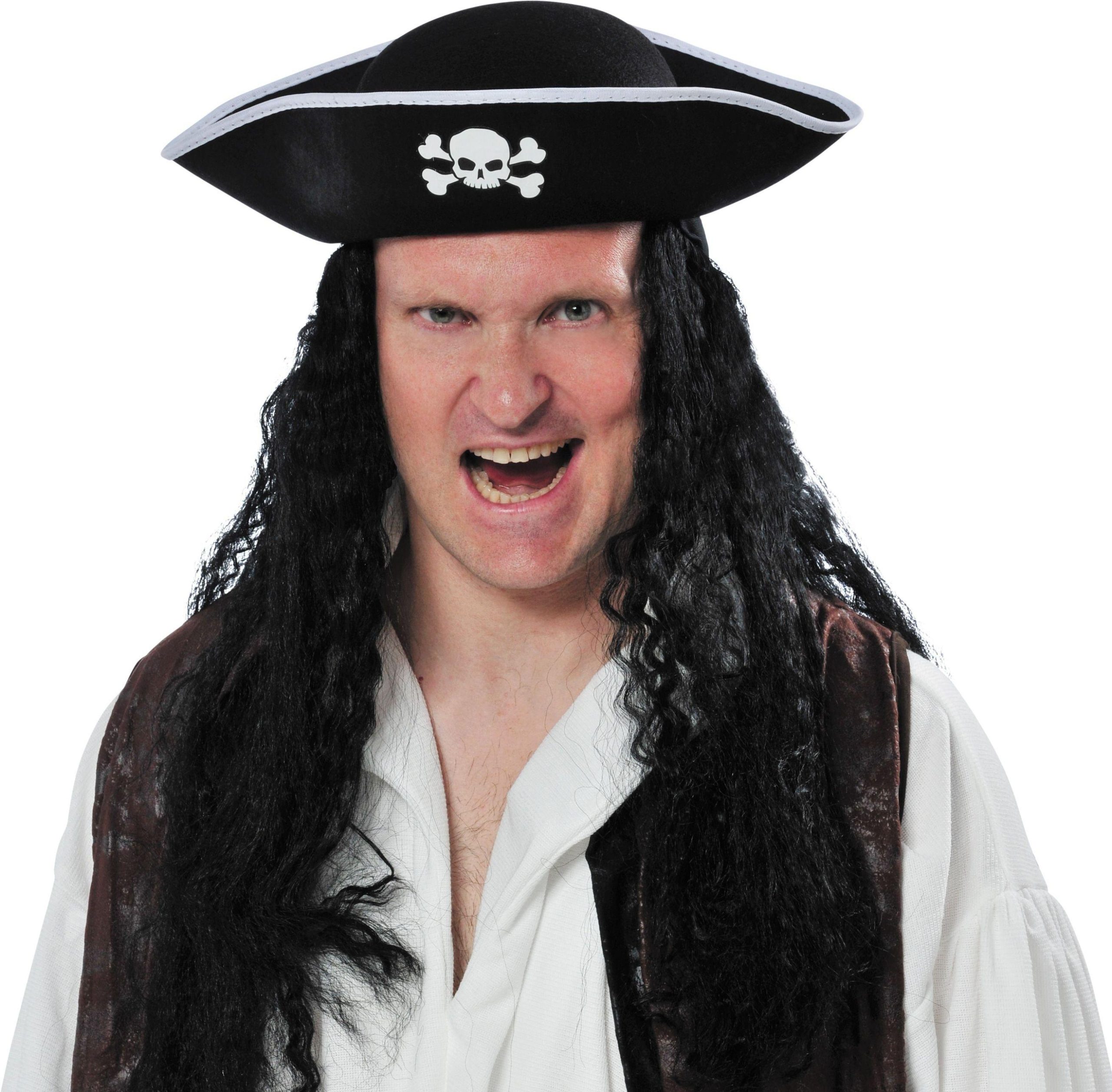 Black Pirate Hat - Image 2