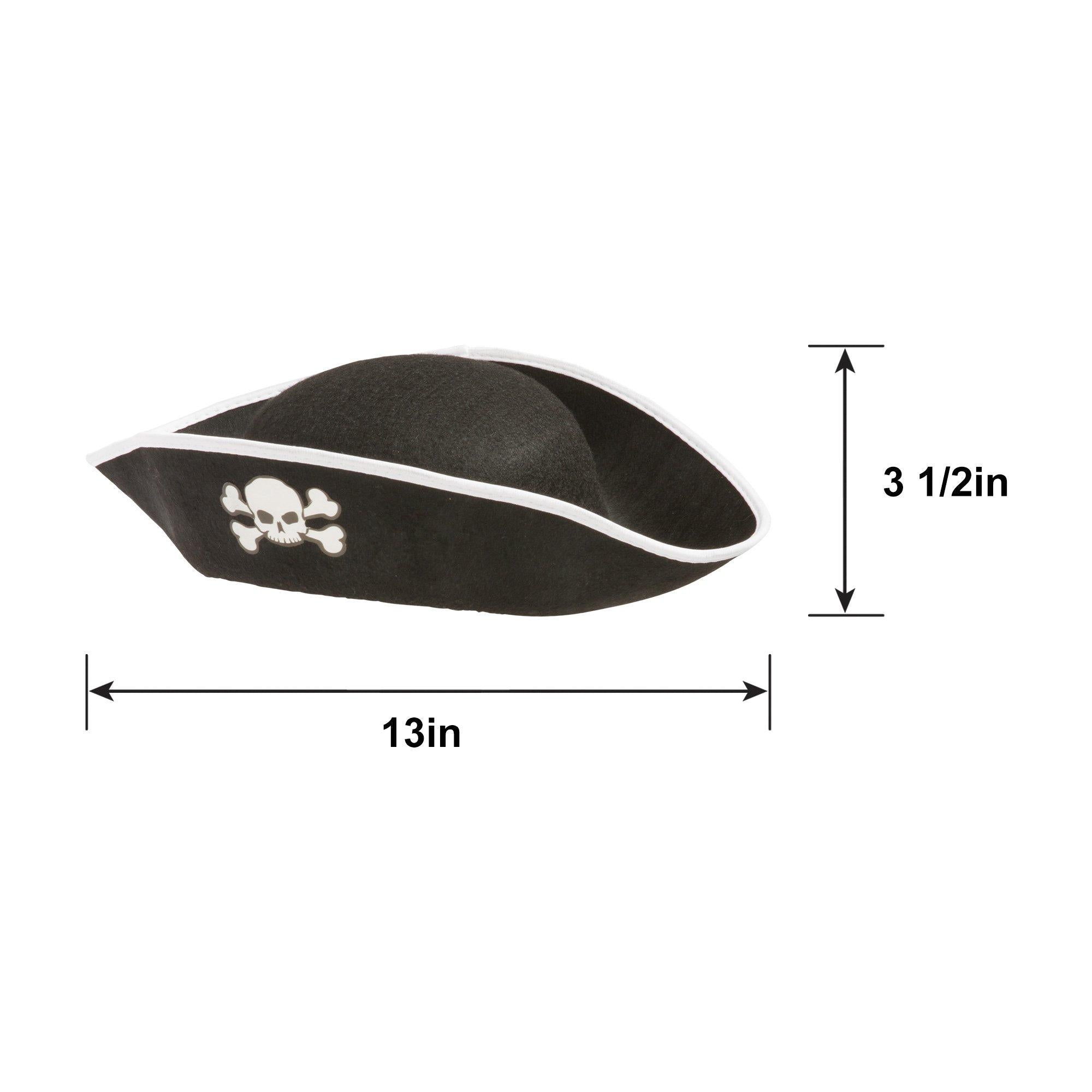 Black Pirate Hat - Image 4