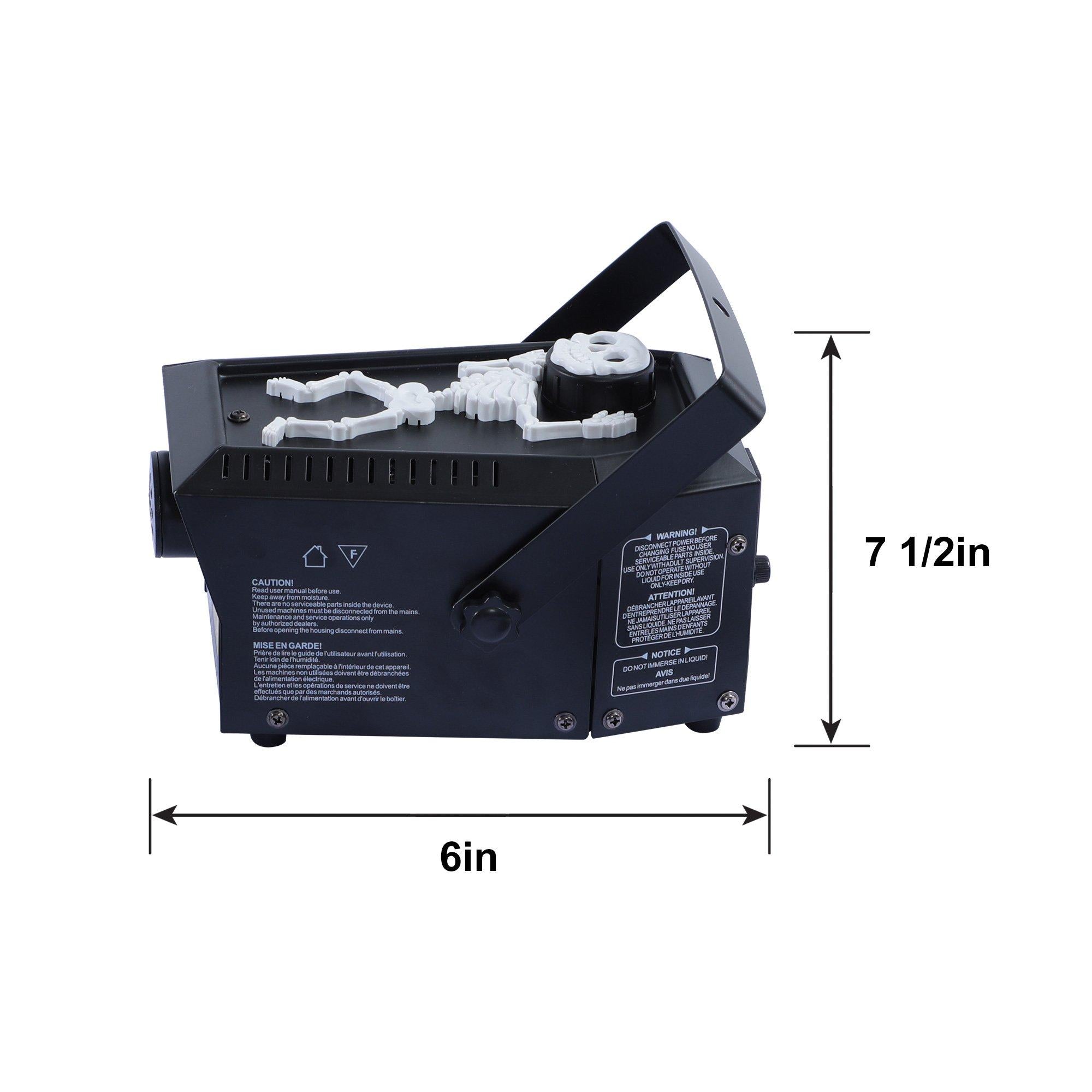 400W Skeleton Coffin Fog Machine - Image 6
