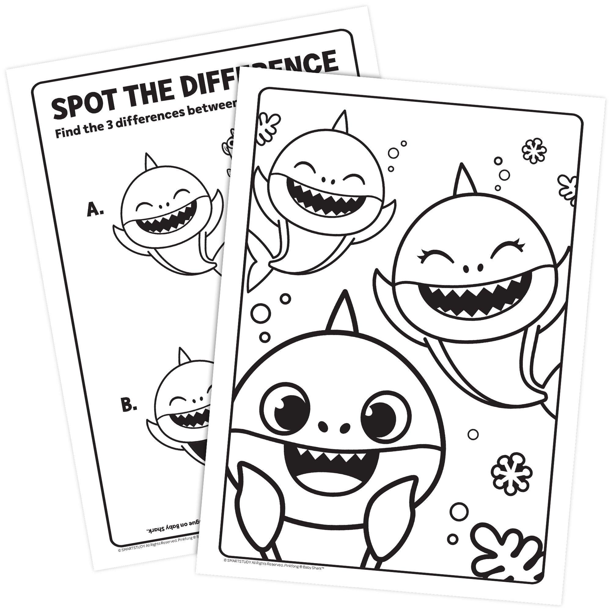 Baby Shark Jumbo Coloring & Activity Book - Image 2
