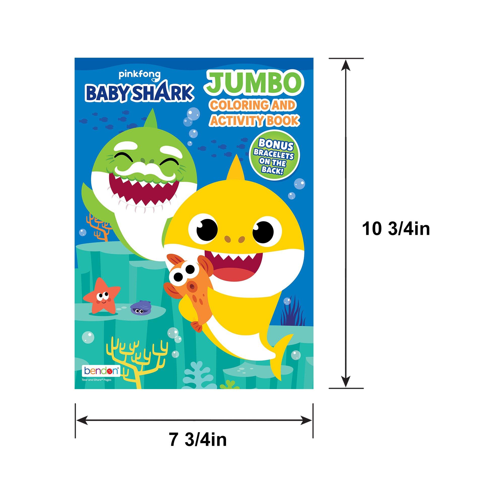 Baby Shark Jumbo Coloring & Activity Book - Image 3