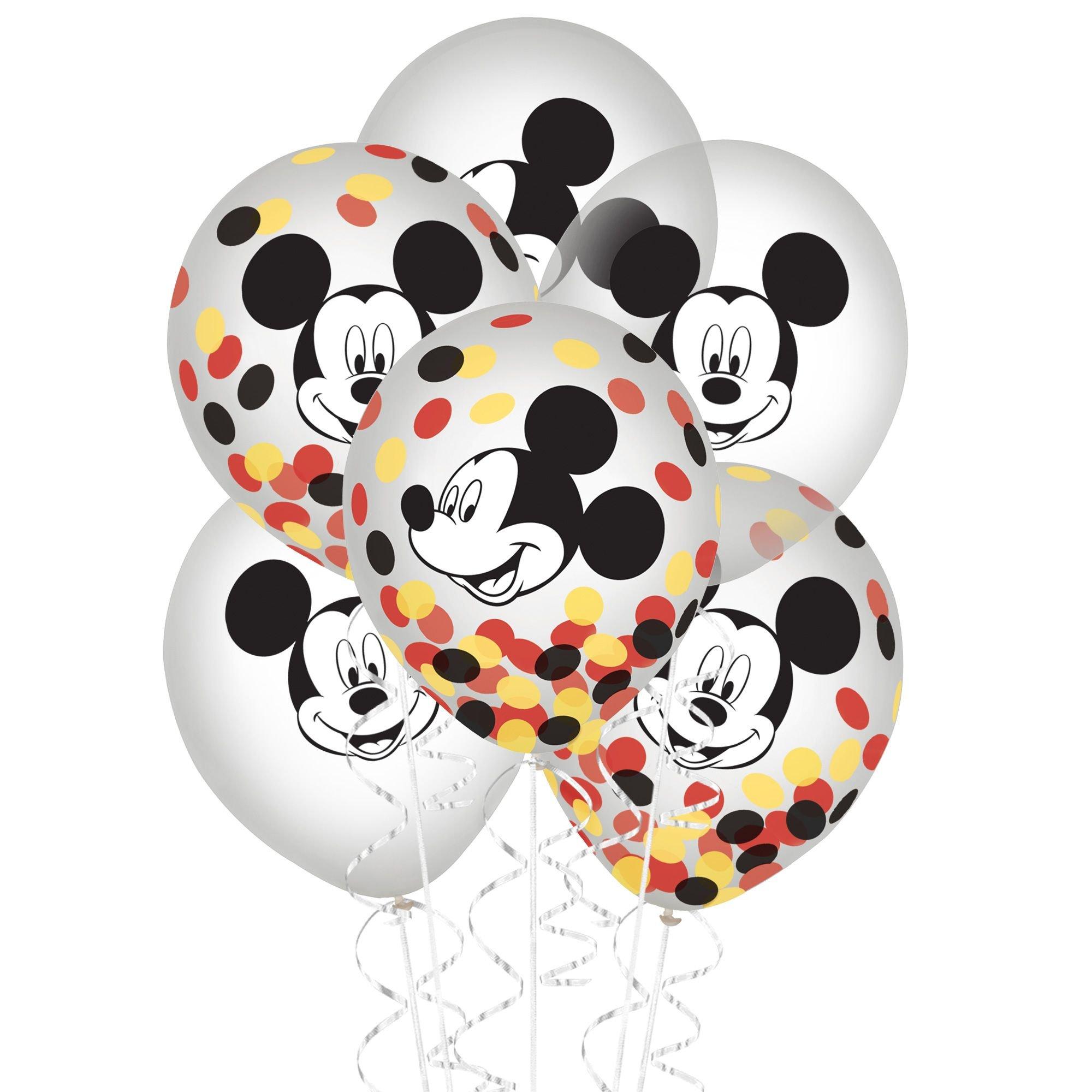 6ct. Mickey Mouse Forever Confetti Balloons