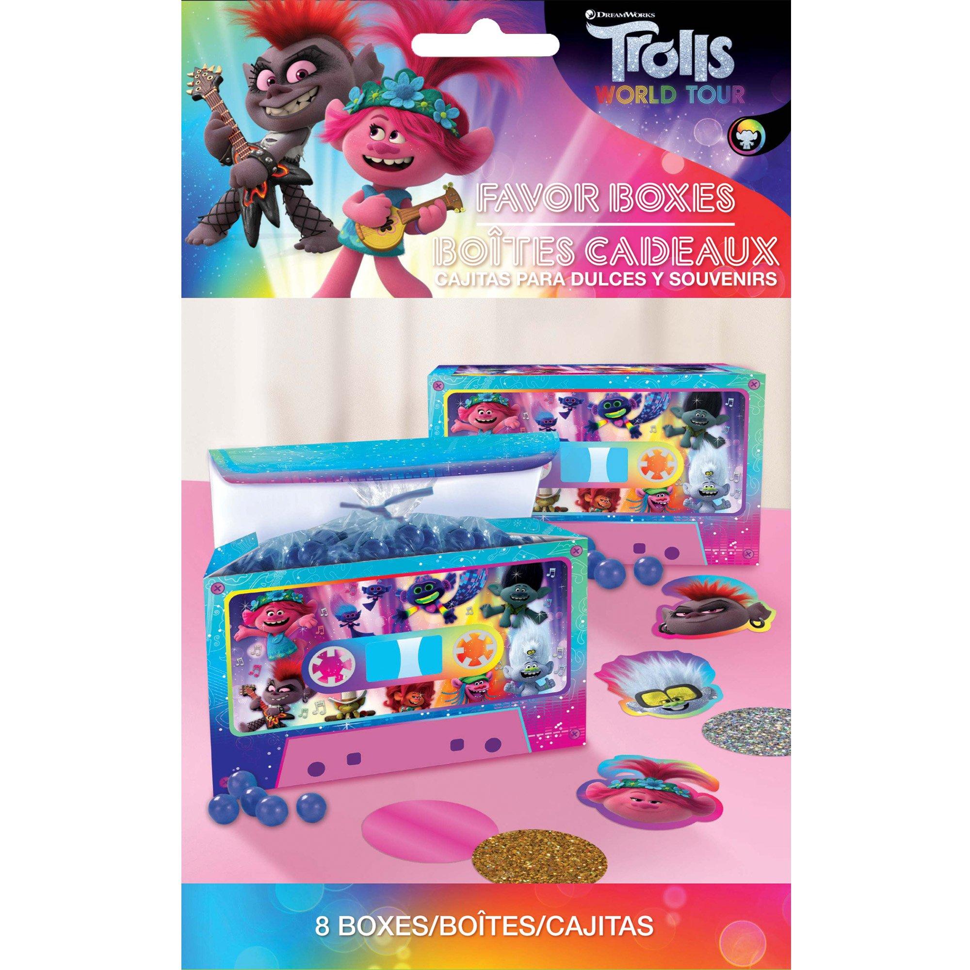 Trolls World Tour Favor Boxes 8ct - Image 3