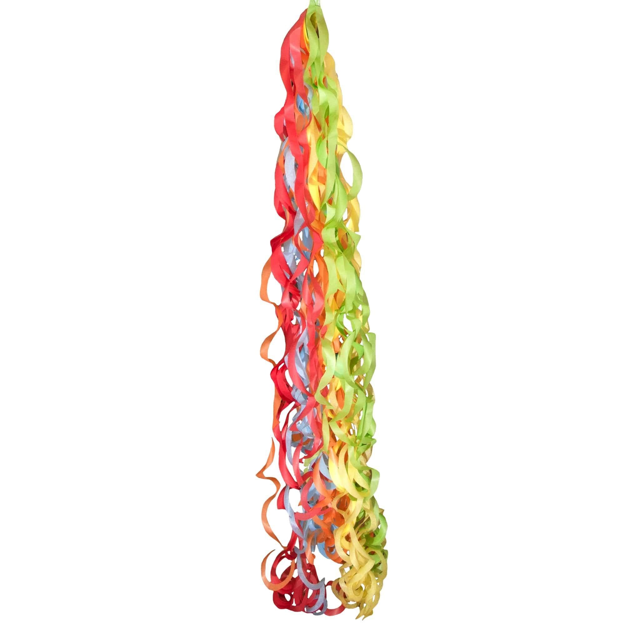 Giant Multicolor Happy Dots Birthday Balloon with Tail. 32in - Image 3