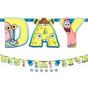 SpongeBob SquarePants Letter Banner with Accent Banner. 10.5ft