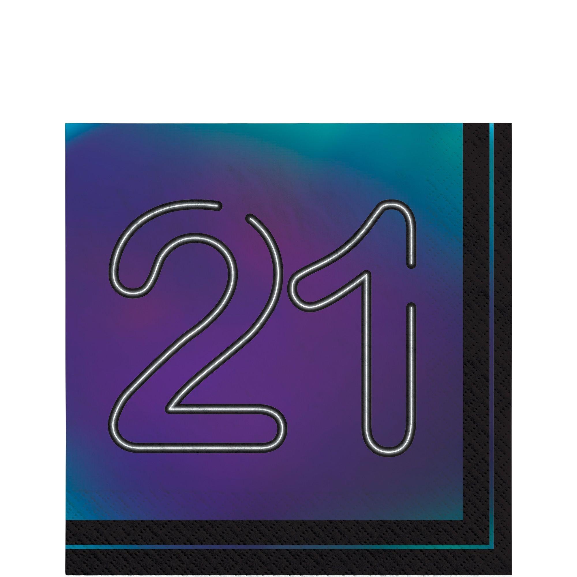 Finally 21 Birthday Lunch Napkins. 6.5in. 16ct