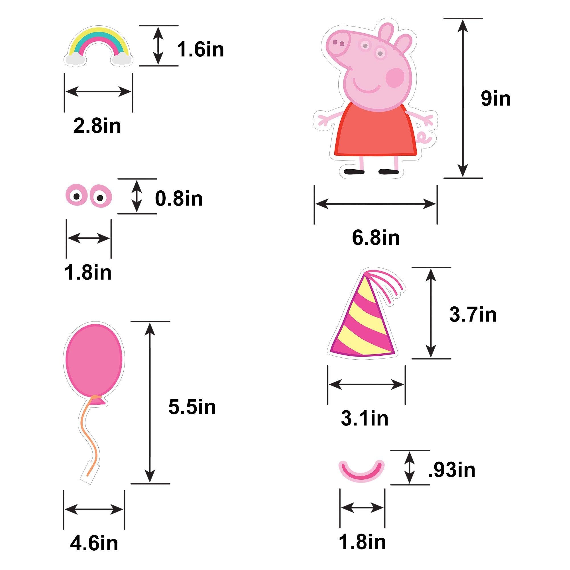 Peppa Pig Confetti Party Craft Kit for 4 - Image 4