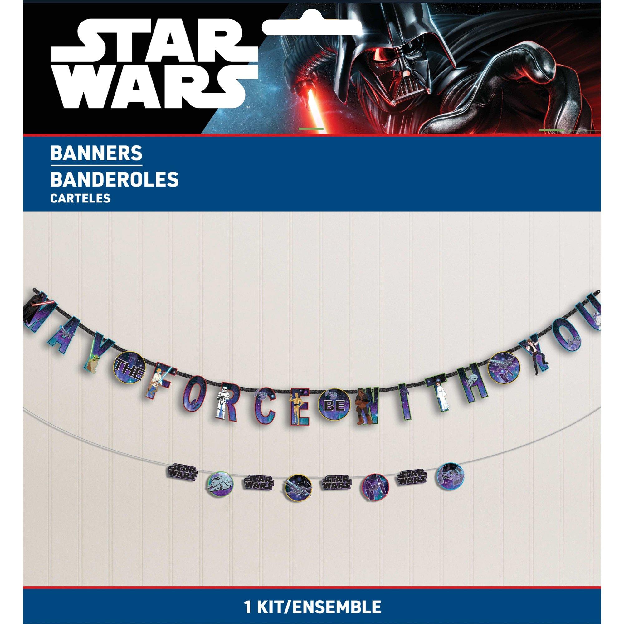 Star Wars Galaxy of Adventures May the Force Be With You Banners. 2ct - Image 2