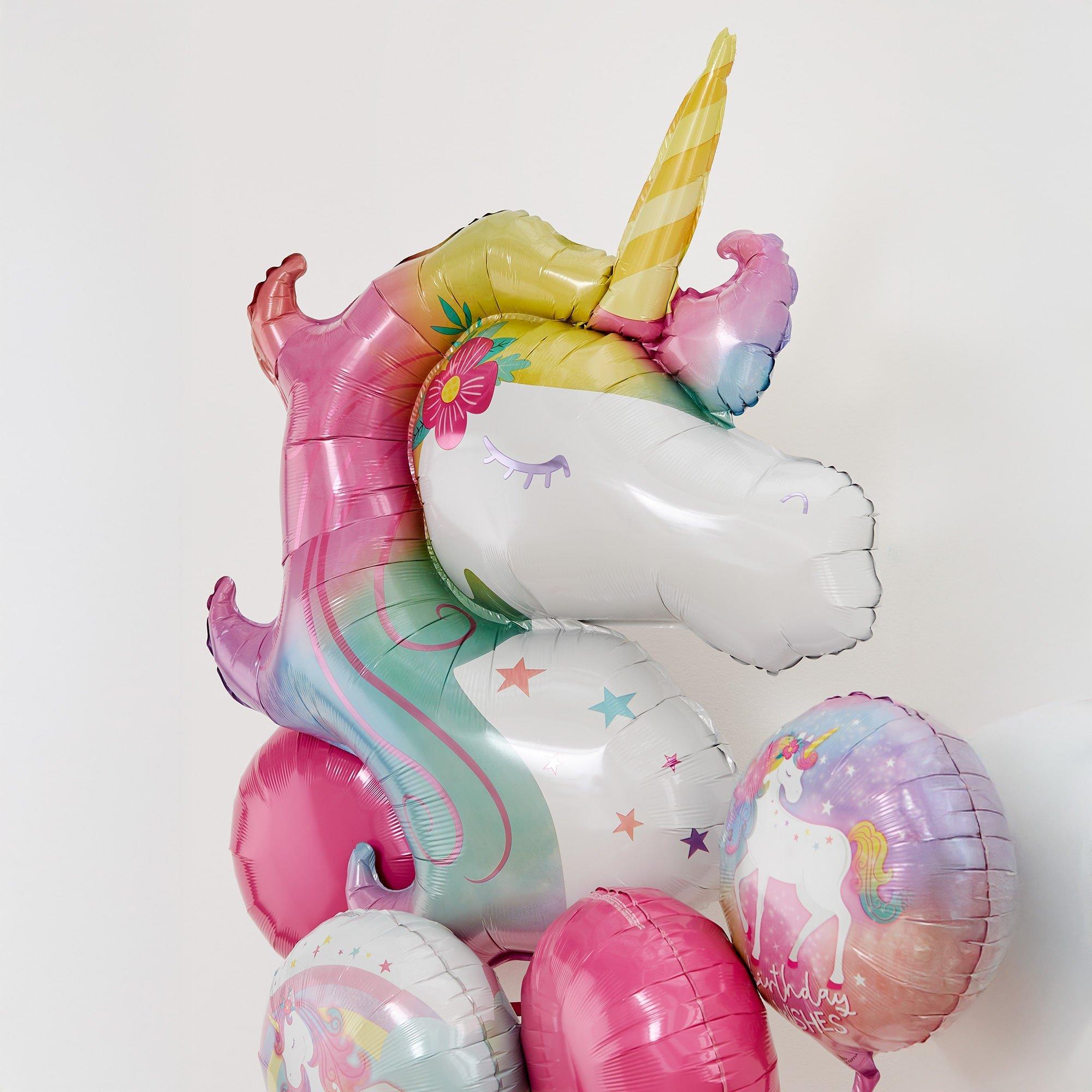 Enchanted Unicorn Foil Balloon Bouquet. 5pc - Image 2