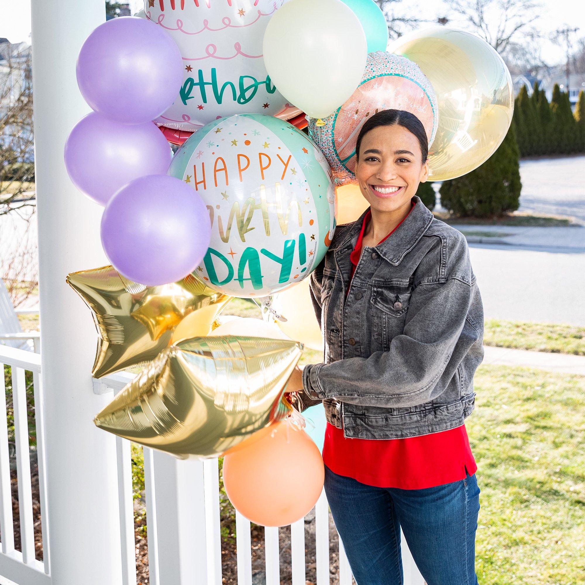 Happy Cake Day Birthday Balloon. 16in - Orbz® - Image 3