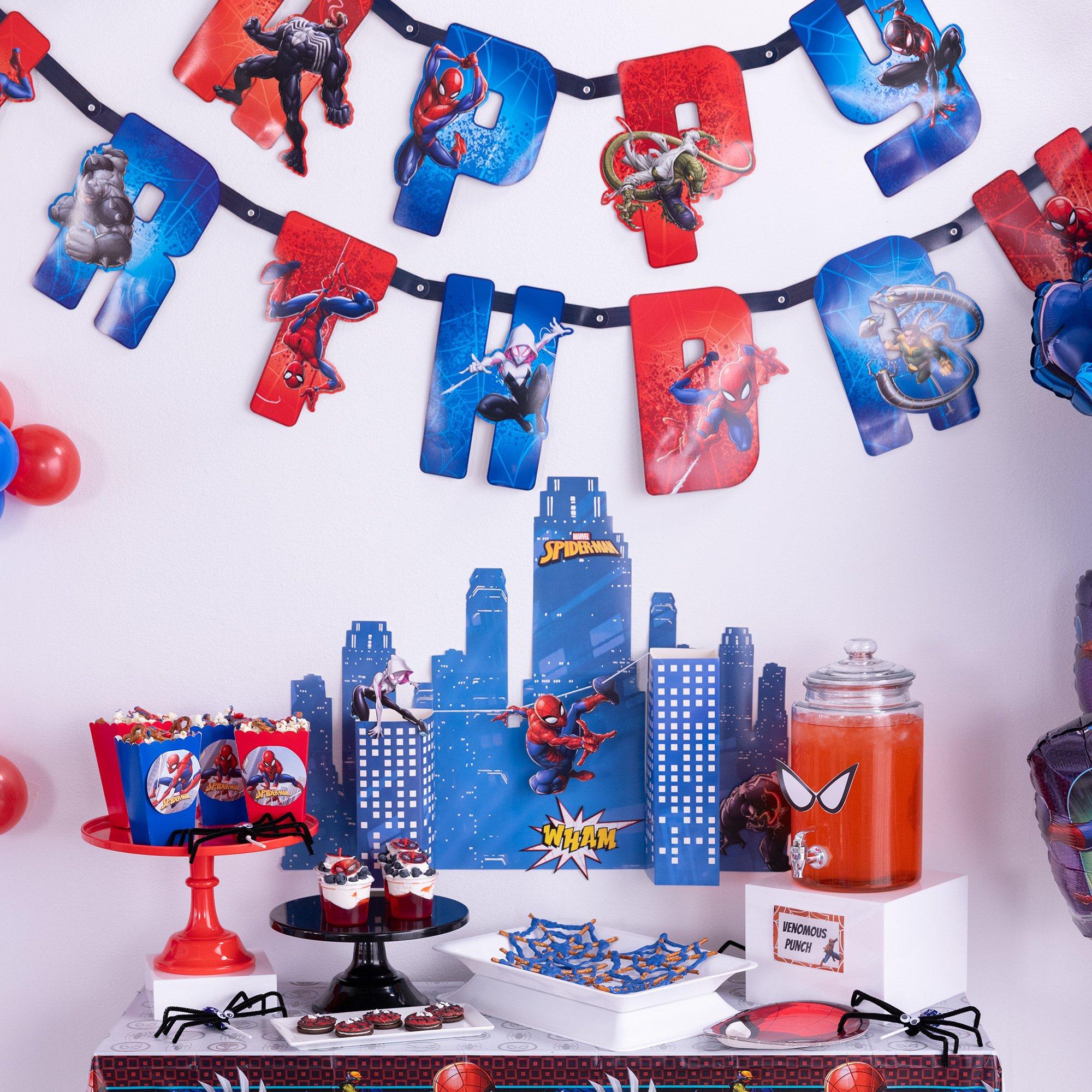 Spider-Man Webbed Wonder Add an Age Birthday Banner Set. 10ft - Image 4
