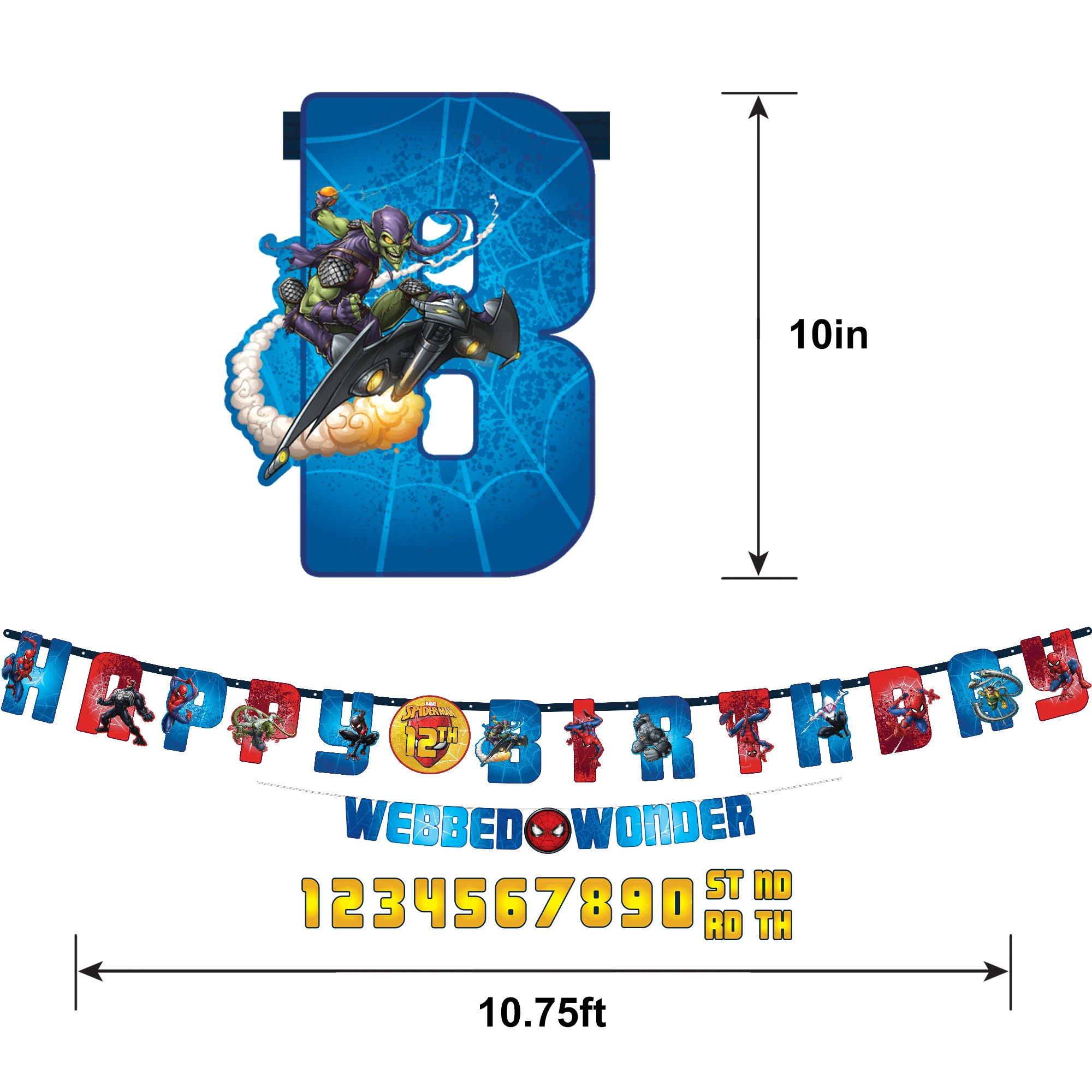 Spider-Man Webbed Wonder Party Kit for 8 Guests - Image 7