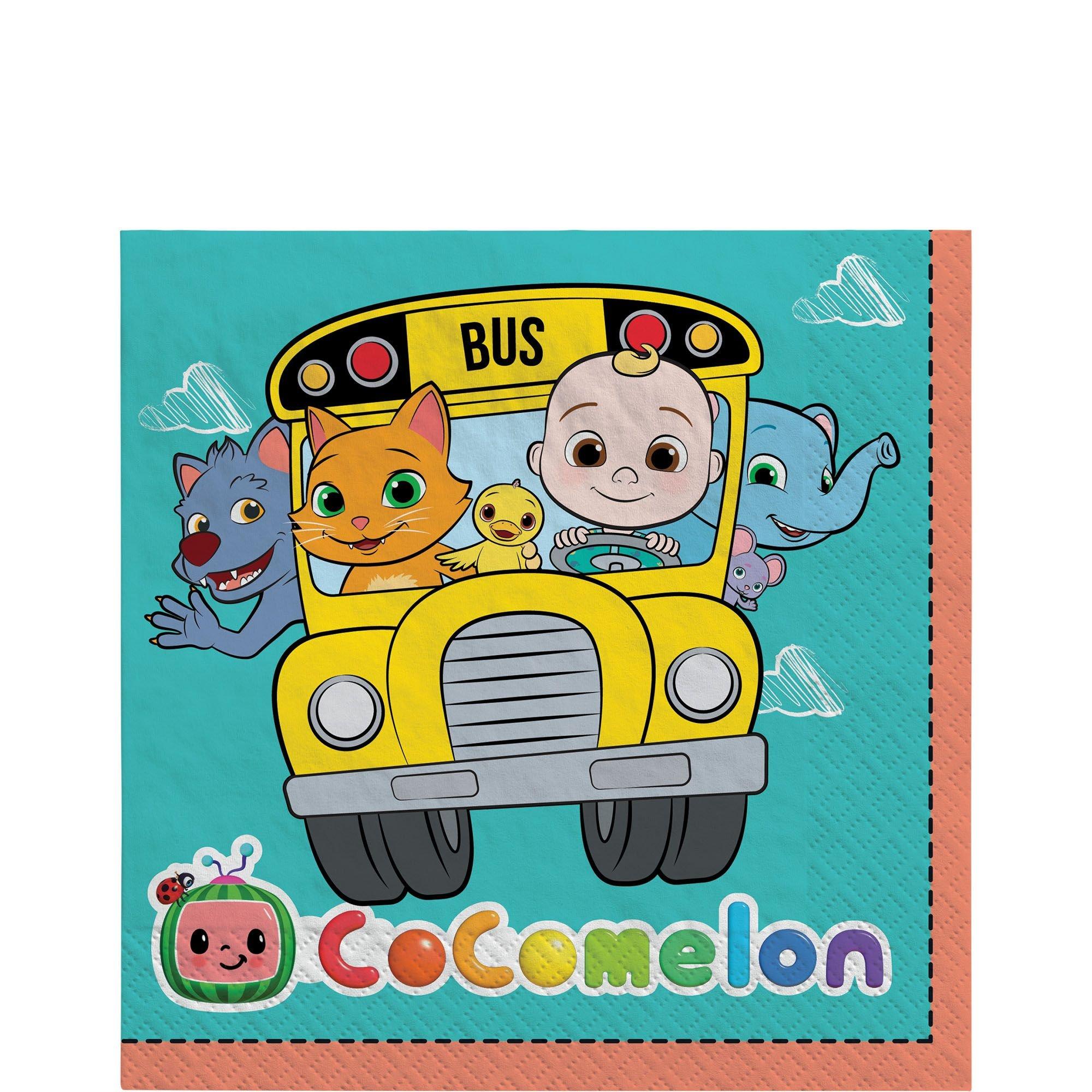 CoComelon Paper Lunch Napkins. 6.5in. 16ct