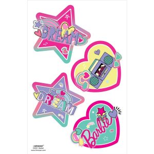 3D Barbie Dream Together Temporary Tattoos. 4ct