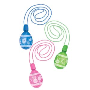 Easter Egg Bubble Necklaces. 3ct