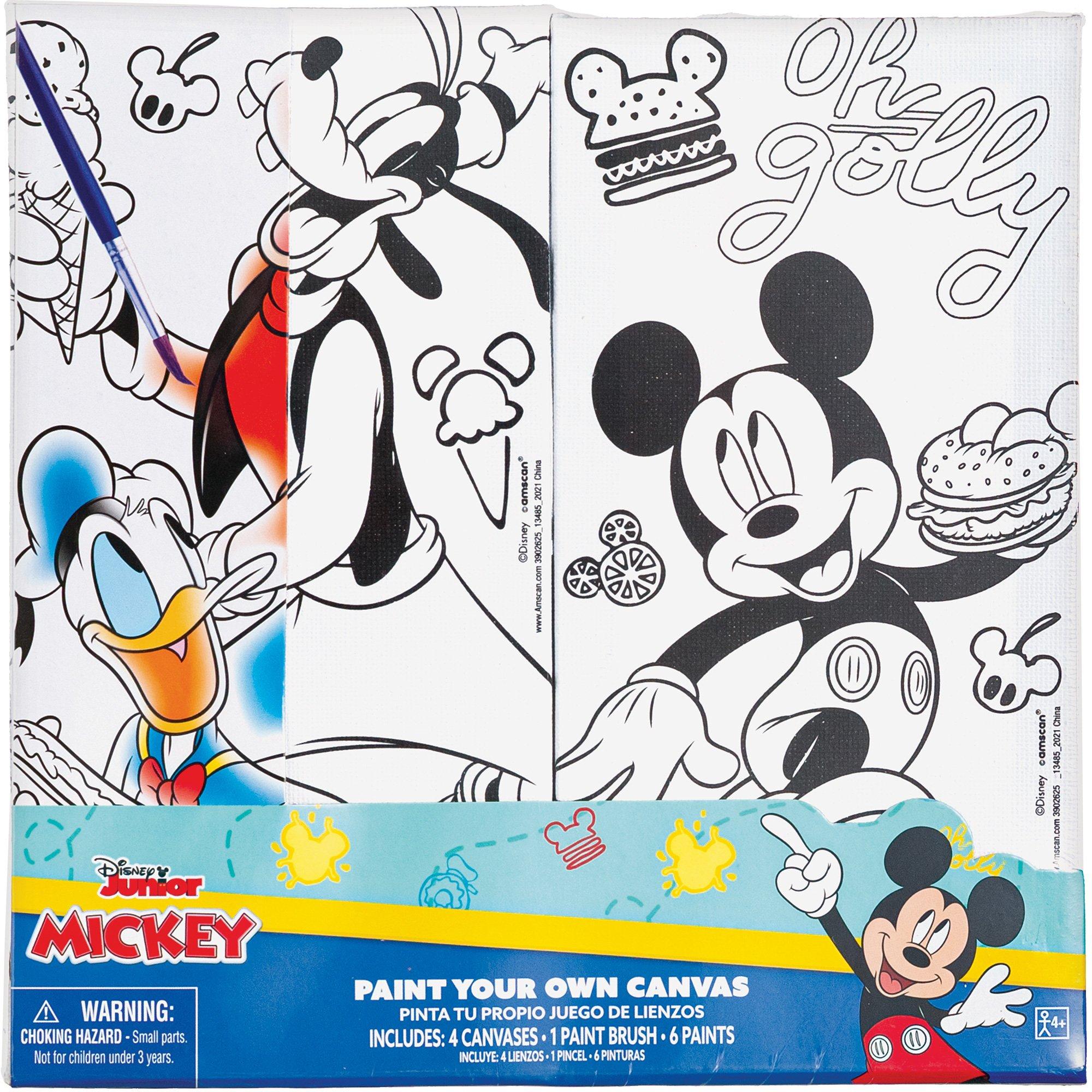 Mickey Mouse Color Your Own Canvas Kit. 2pc - Image 2