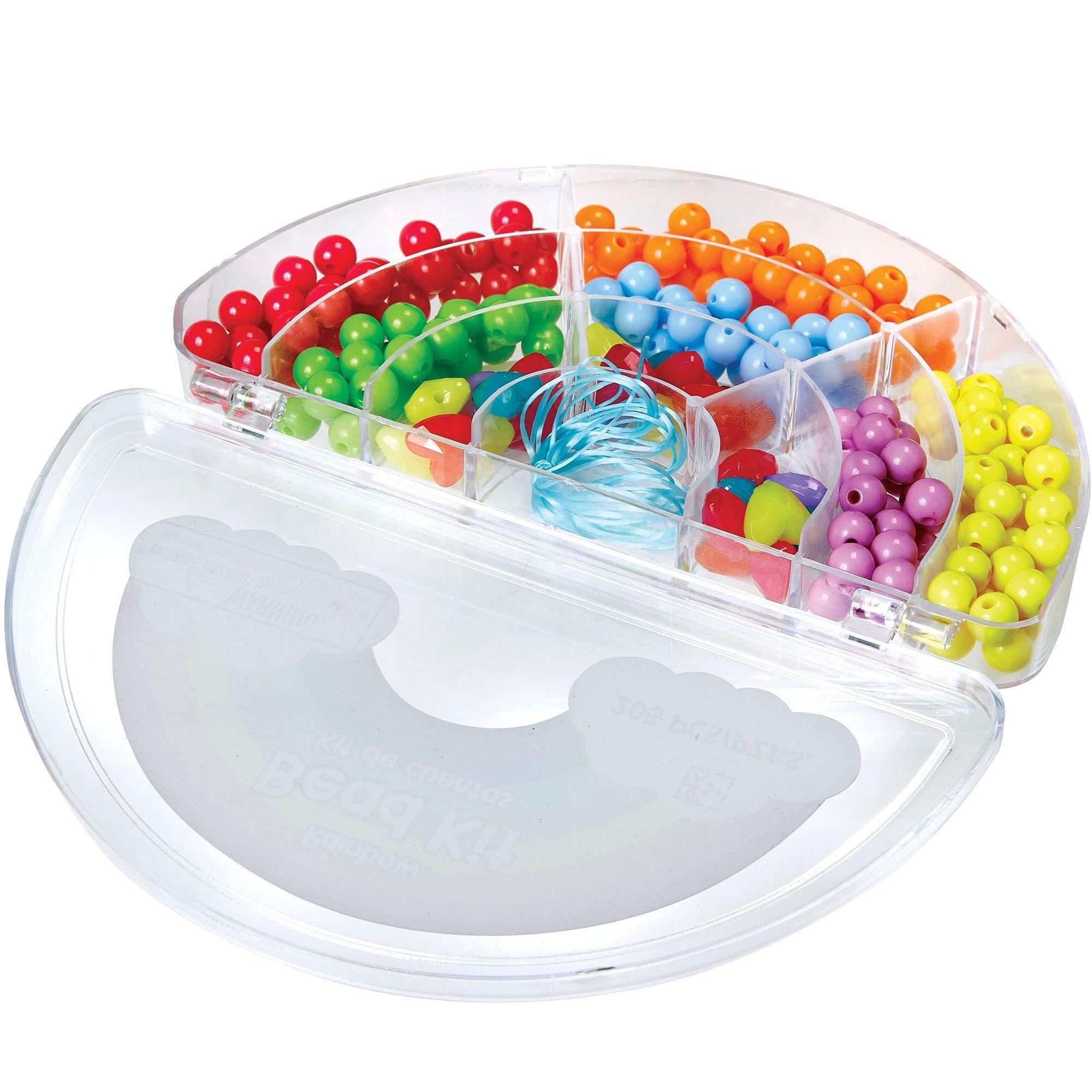 Rainbow Bead Jewelry Making Kit. 205pc - Image 2