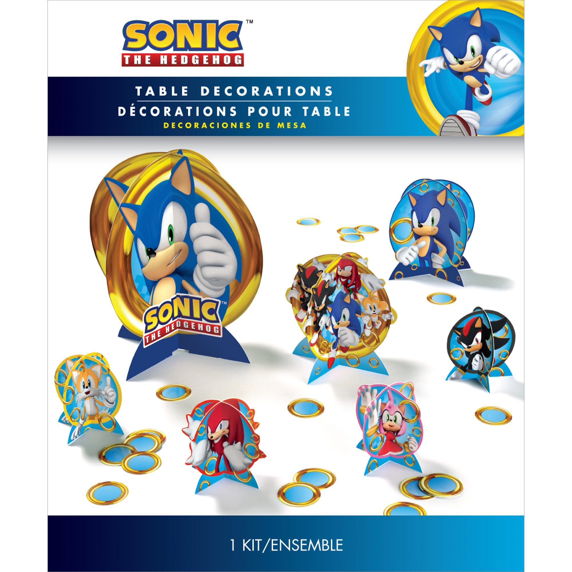 Sonic the Hedgehog Cardstock Table Decorating Kit. 27pc - Image 2