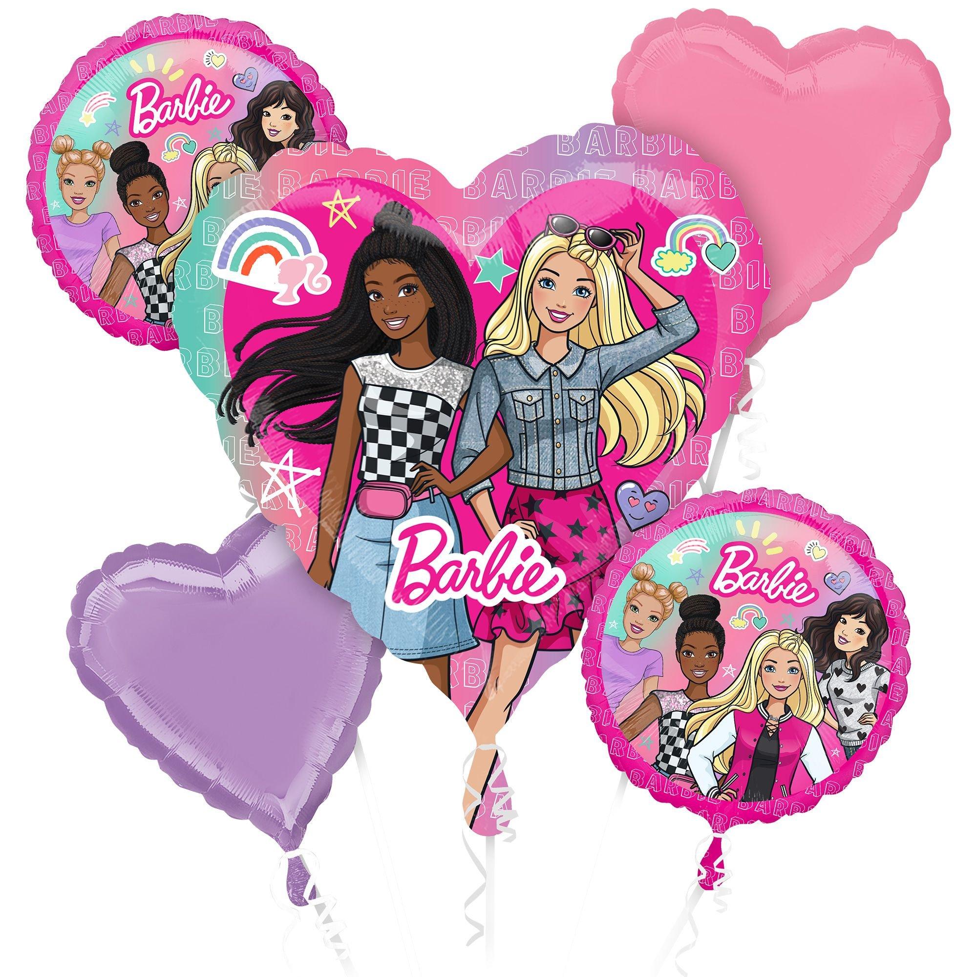 Barbie Dream Together Foil Balloon Bouquet. 5pc