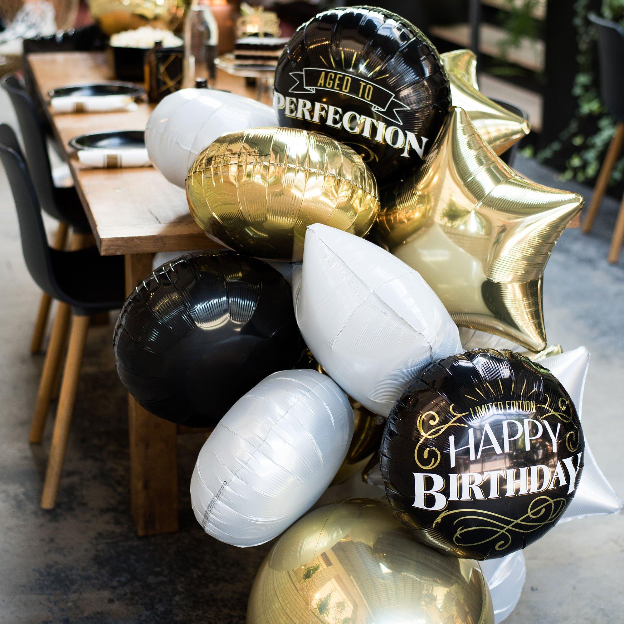 Better with Age Birthday Round Foil Balloon. 18in - Image 2