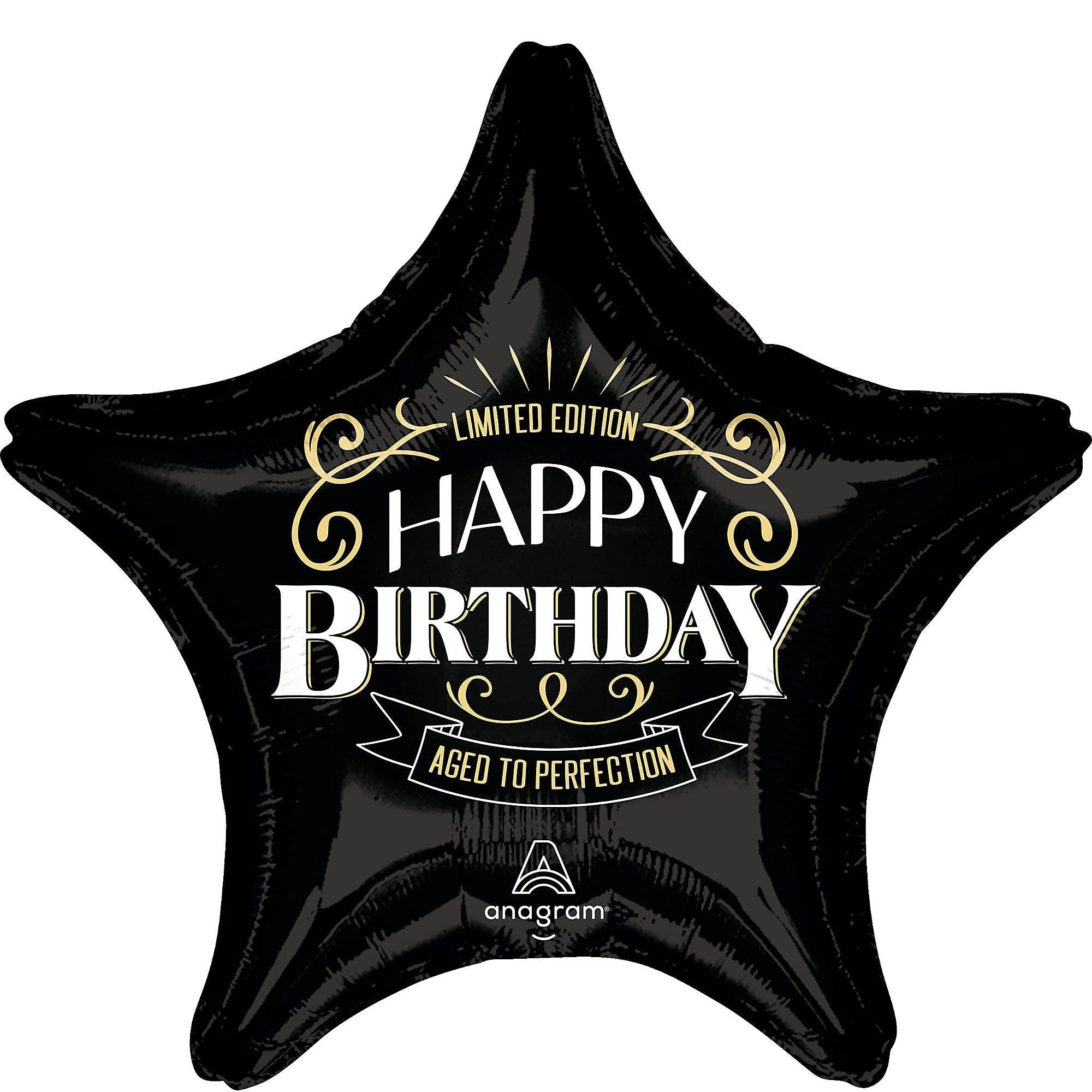 Better with Age Birthday Star Foil Balloon. 28in