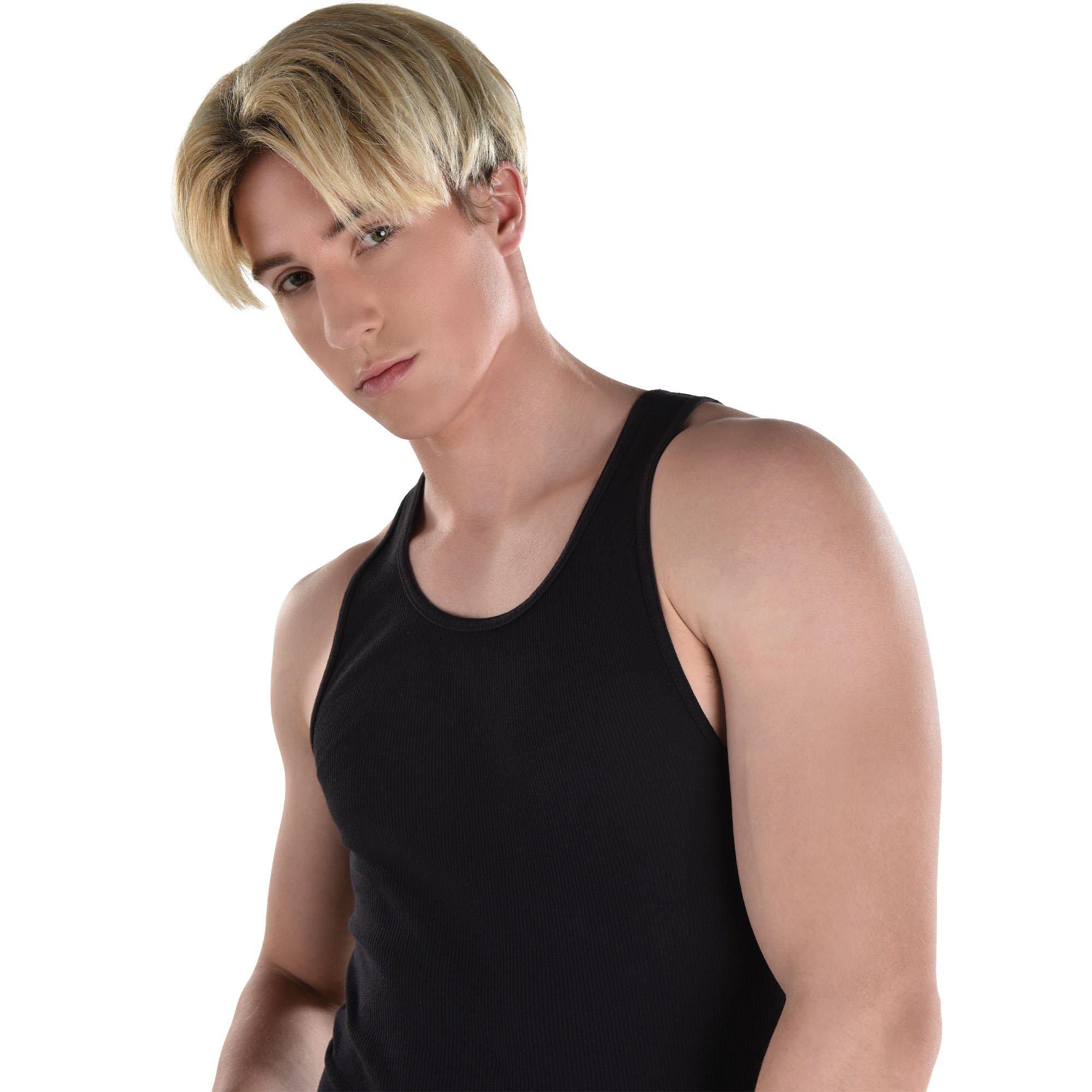 Blond Heartthrob Bowl Cut Wig - 90s - Image 2