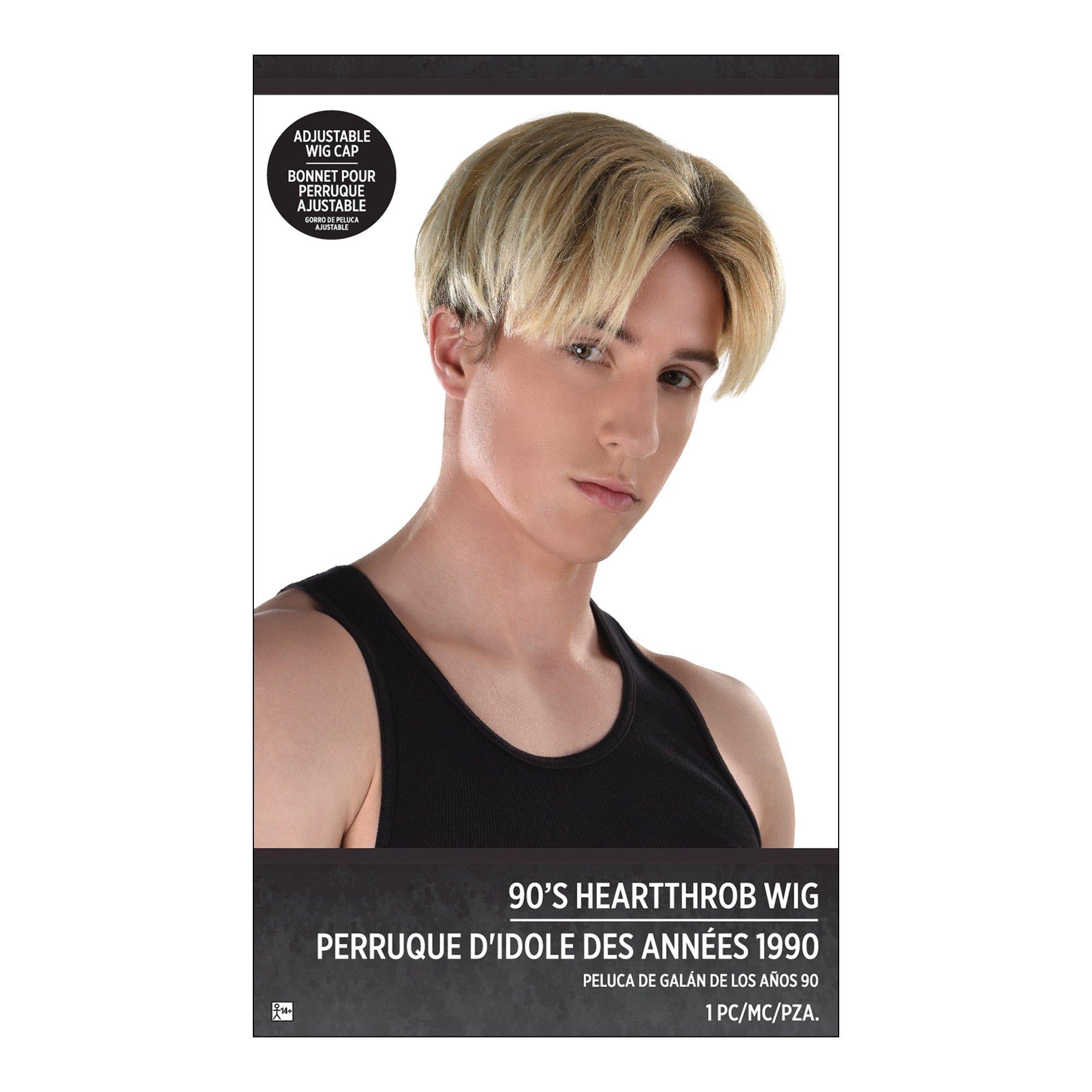 Blond Heartthrob Bowl Cut Wig - 90s - Image 4