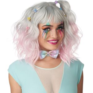 Blond & Pink Ombre Wig