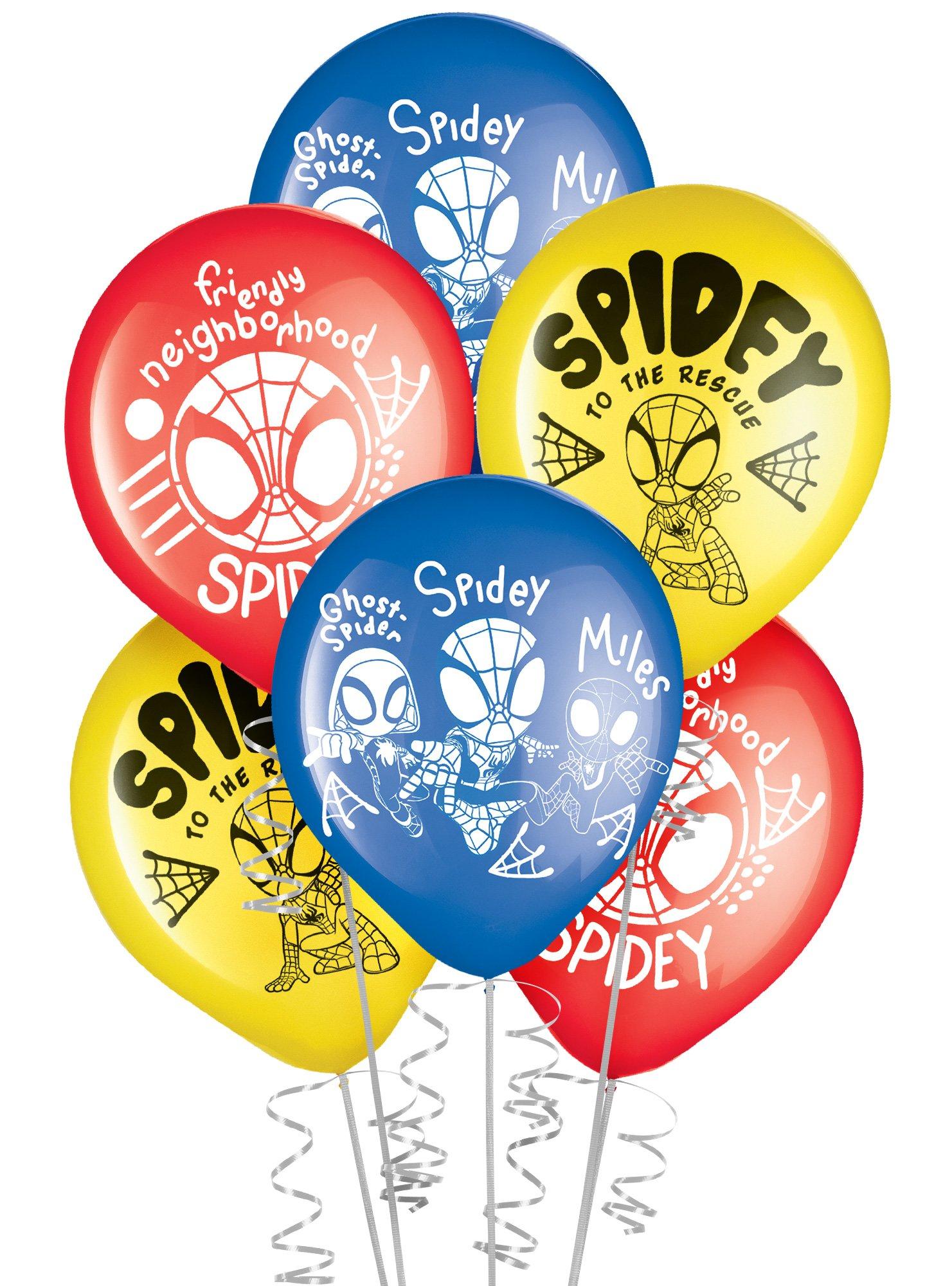 Spidey & His Amazing Friends Latex Balloons. 12in. 6ct