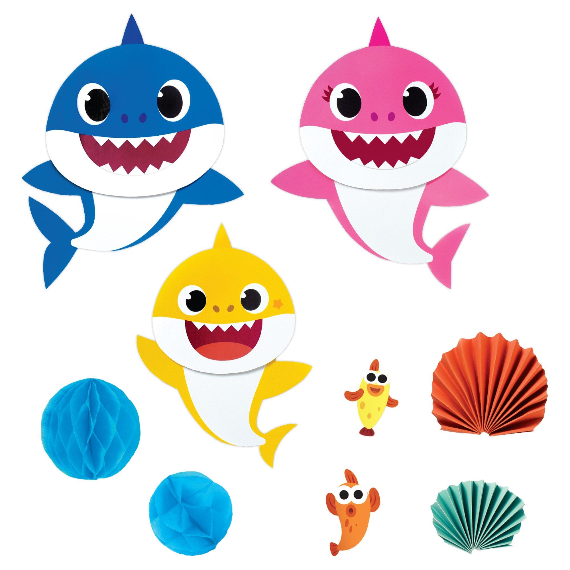 Baby Shark Wall Decorating Kit. 14pc - Image 2