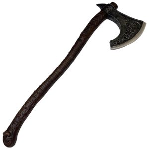 Viking Bearded Battle Axe. 44in - High-Density Foam Prop