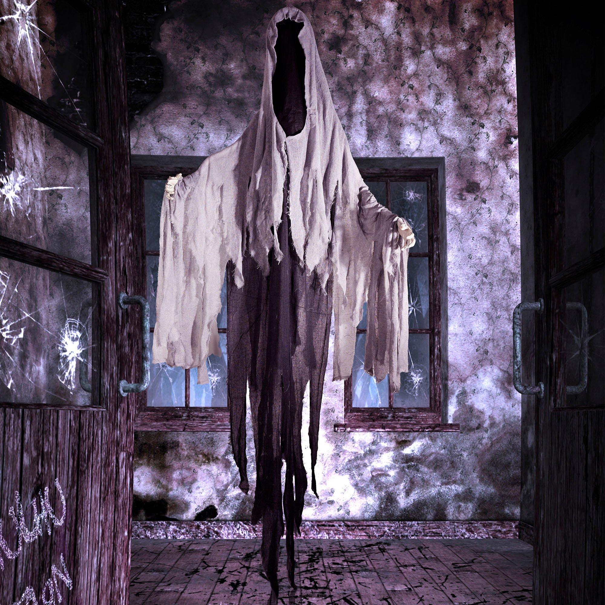 Faceless Ghost Hanging Halloween Decoration. 9ft - Image 6