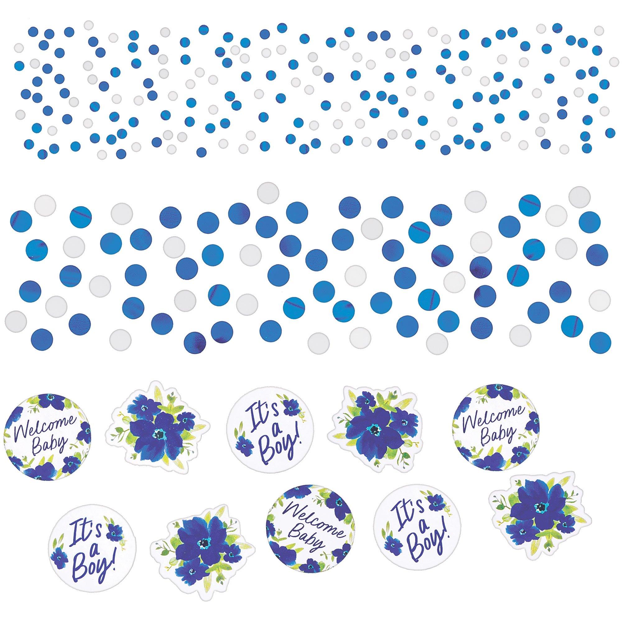 Baby in Bloom Baby Shower Foil & Cardstock Confetti. 1.2oz