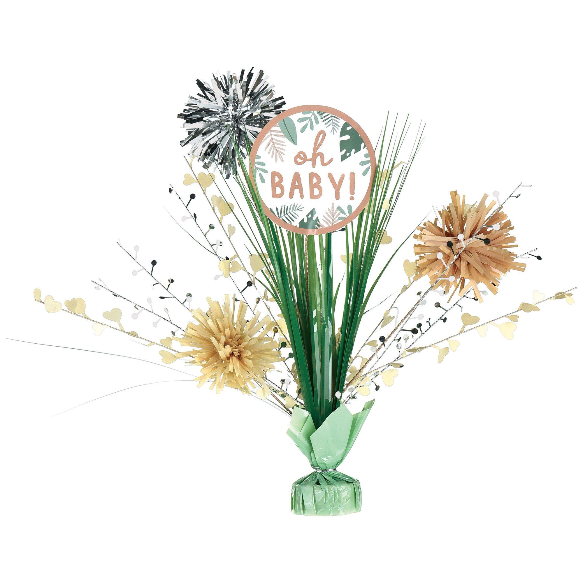 Oh Baby Soft Jungle Baby Shower Spray Centerpiece. 18in - Image 2