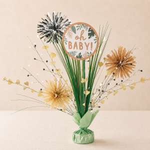 Oh Baby Soft Jungle Baby Shower Spray Centerpiece. 18in