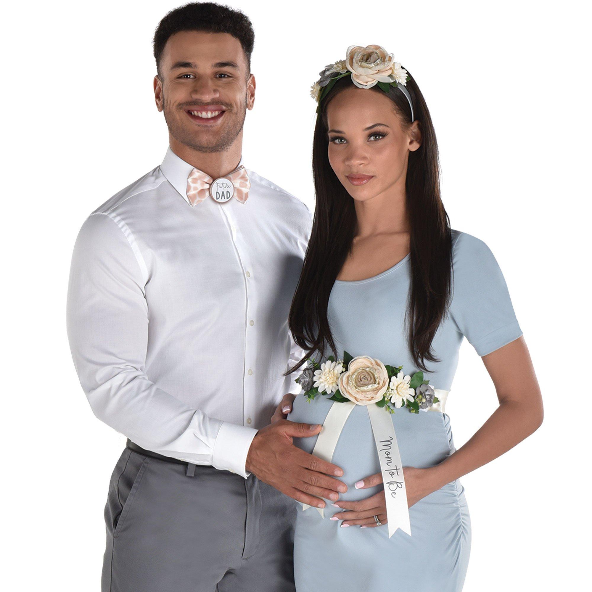 Mom & Dad Soft Jungle Baby Shower Accessory Kit. 3pc