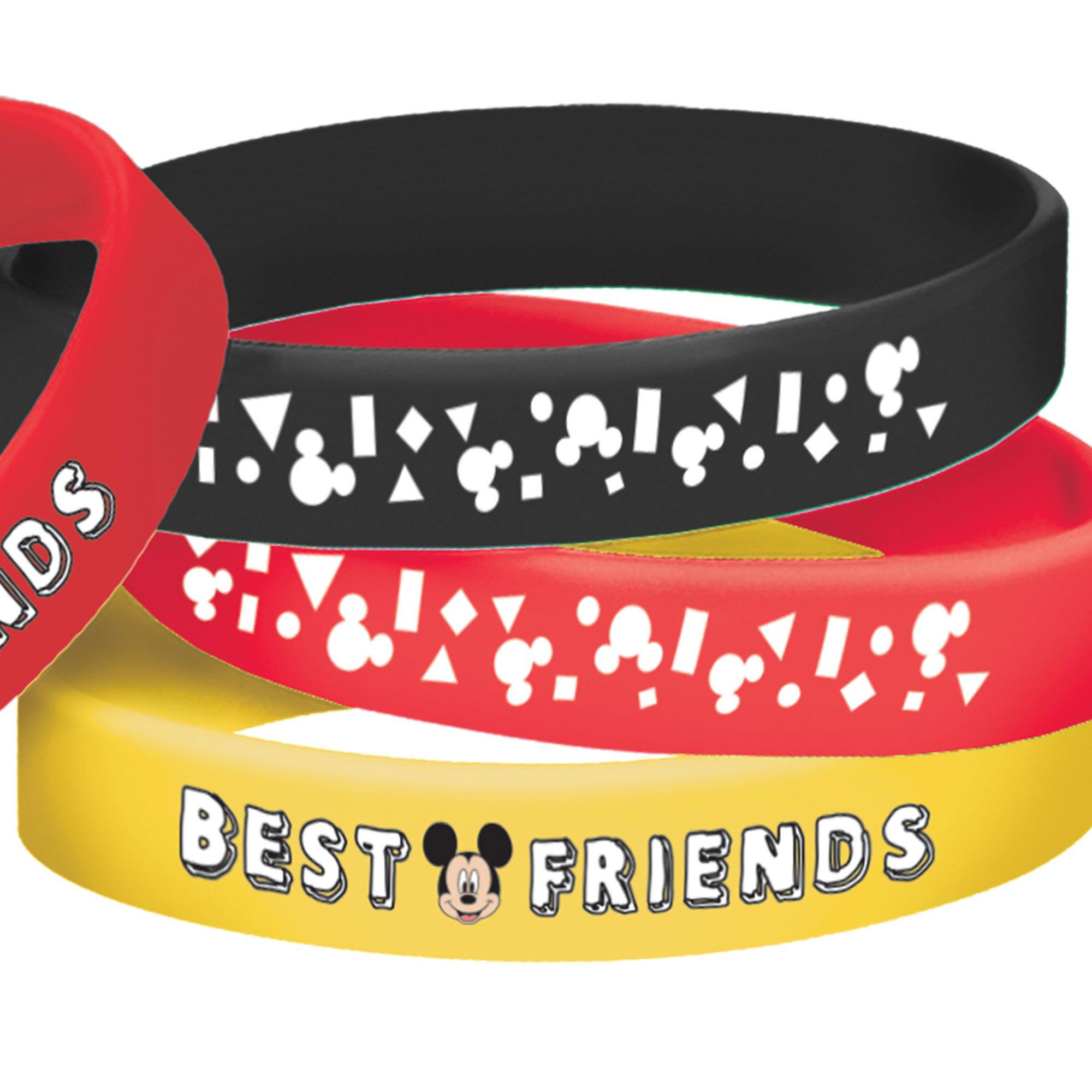 Mickey Mouse Forever Rubber Bracelets. 4pc - Image 3