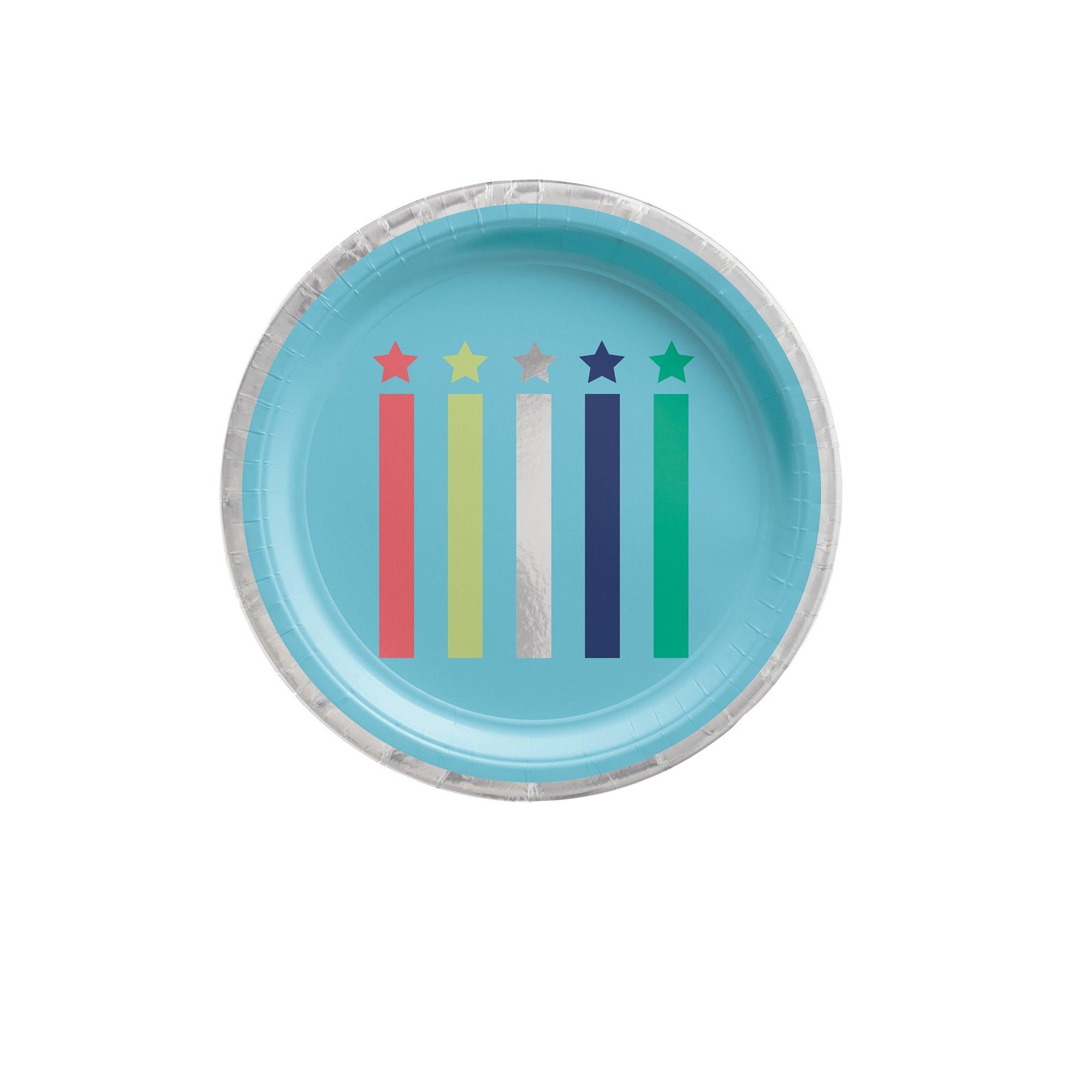 Modern Birthday Let's Eat Cake Paper Dessert Plates. 7in. 8ct - Image 4
