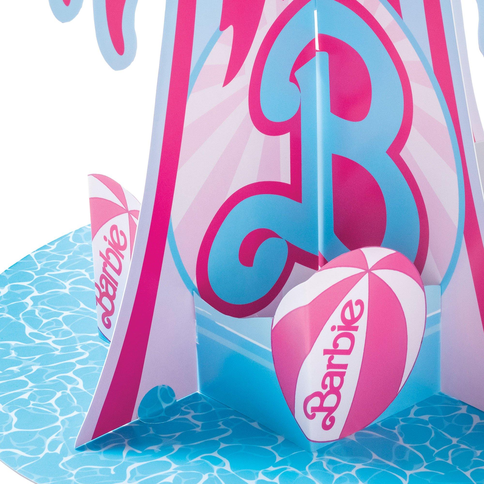 Malibu Barbie Pop-Up Cardstock Centerpiece. 12in x 10.1in - Image 4
