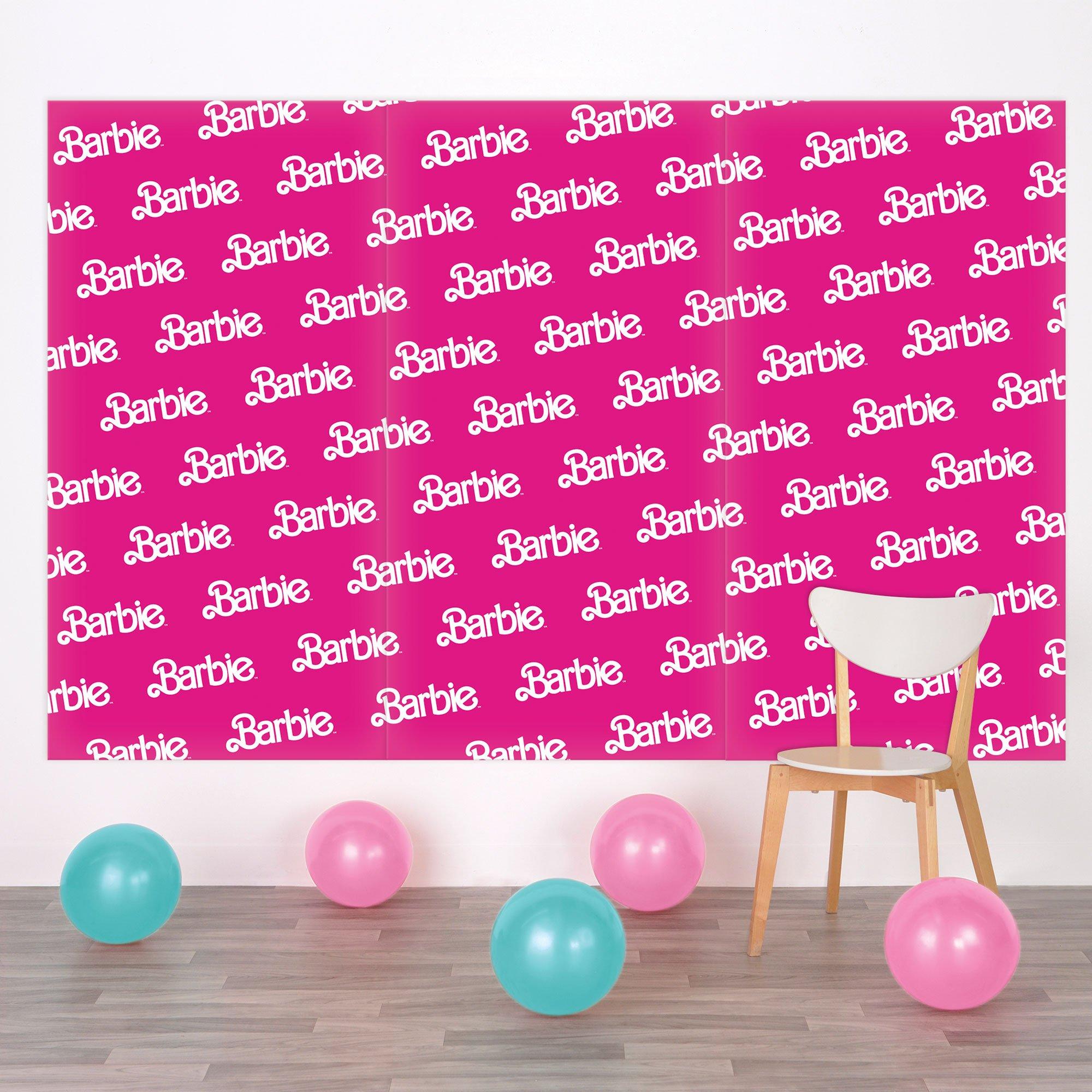 Malibu Barbie Plastic Scene Setter. 8.4ft x 5.4ft