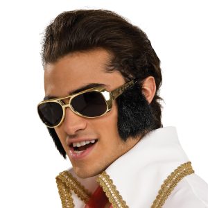 Adult Elvis Glasses with Sideburns