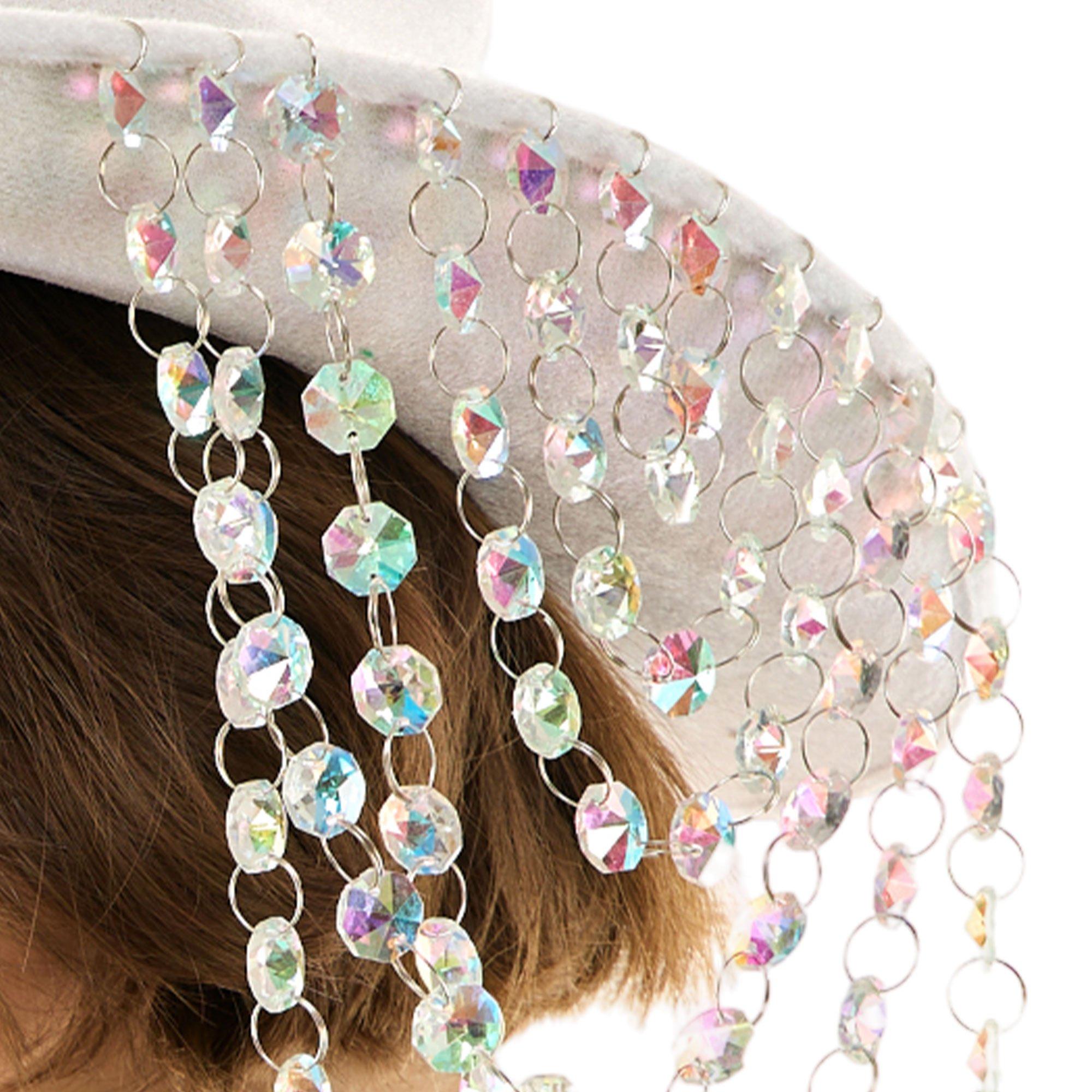 Iridescent Jewel White Cowboy Hat - Image 3