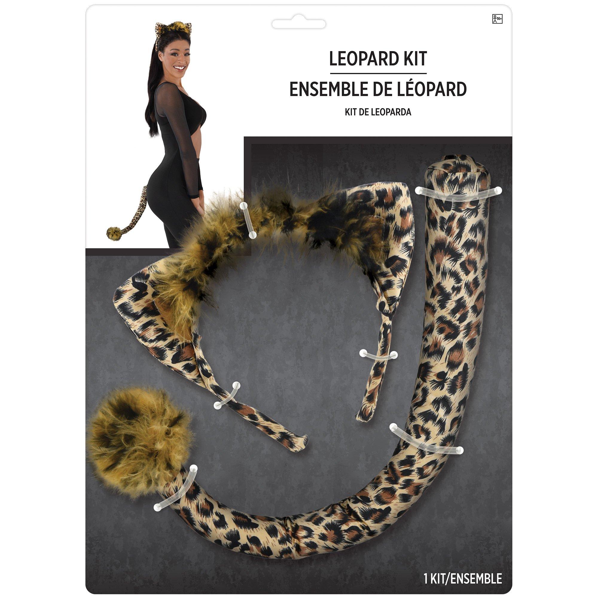 Adult Leopard Costume Accessory Kit - Image 4