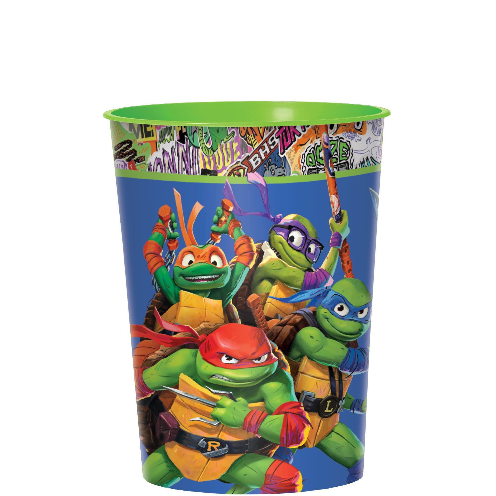 TMNT Plastic Favor Cup. 16oz - Teenage Mutant Ninja Turtles: Mutant Mayhem - Image 2